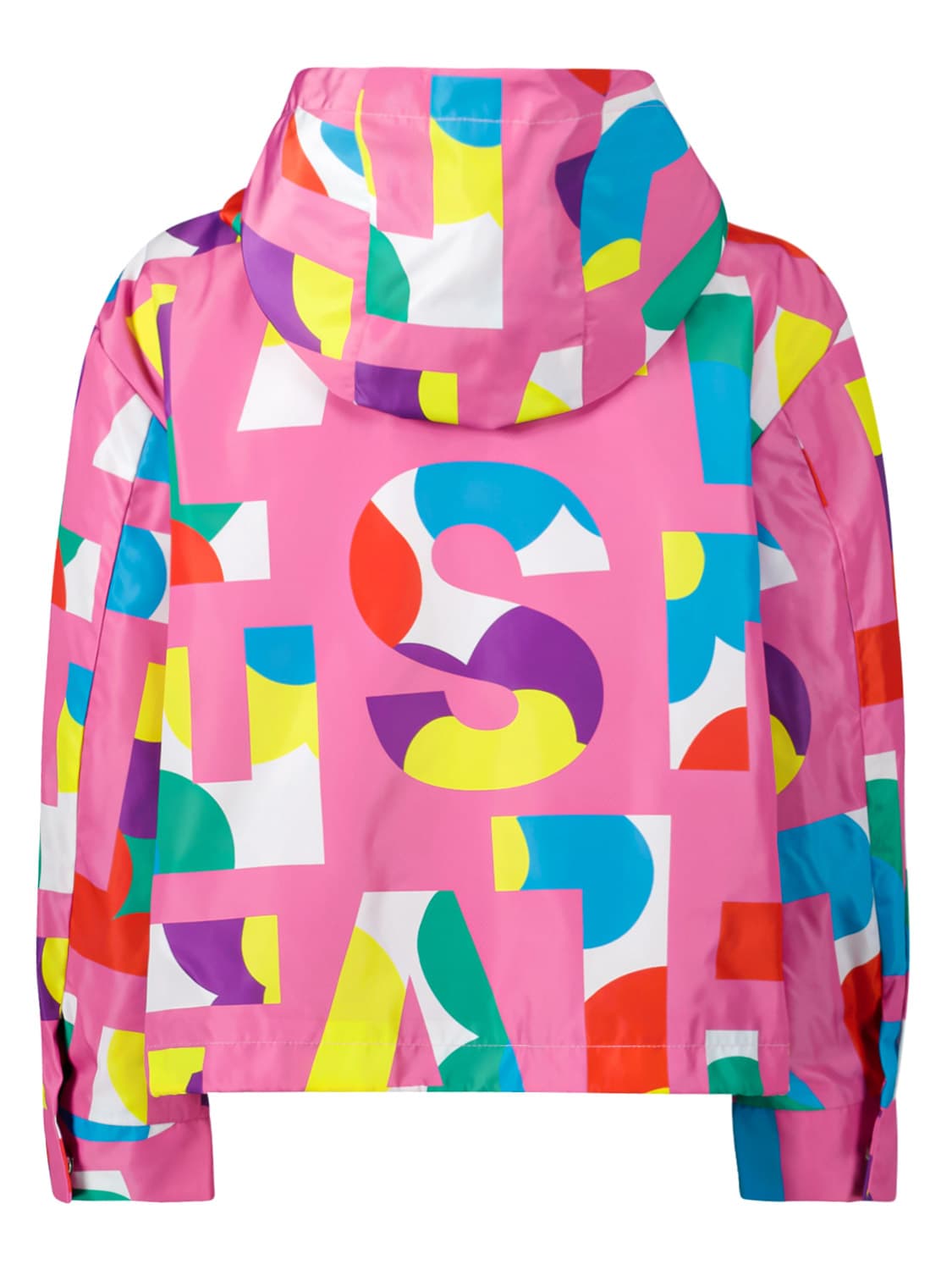 Stella McCartney Kids Kids Rain Jacket Fuchsia in Fuchsia 6704346215-4.jpg | NICKIS.com