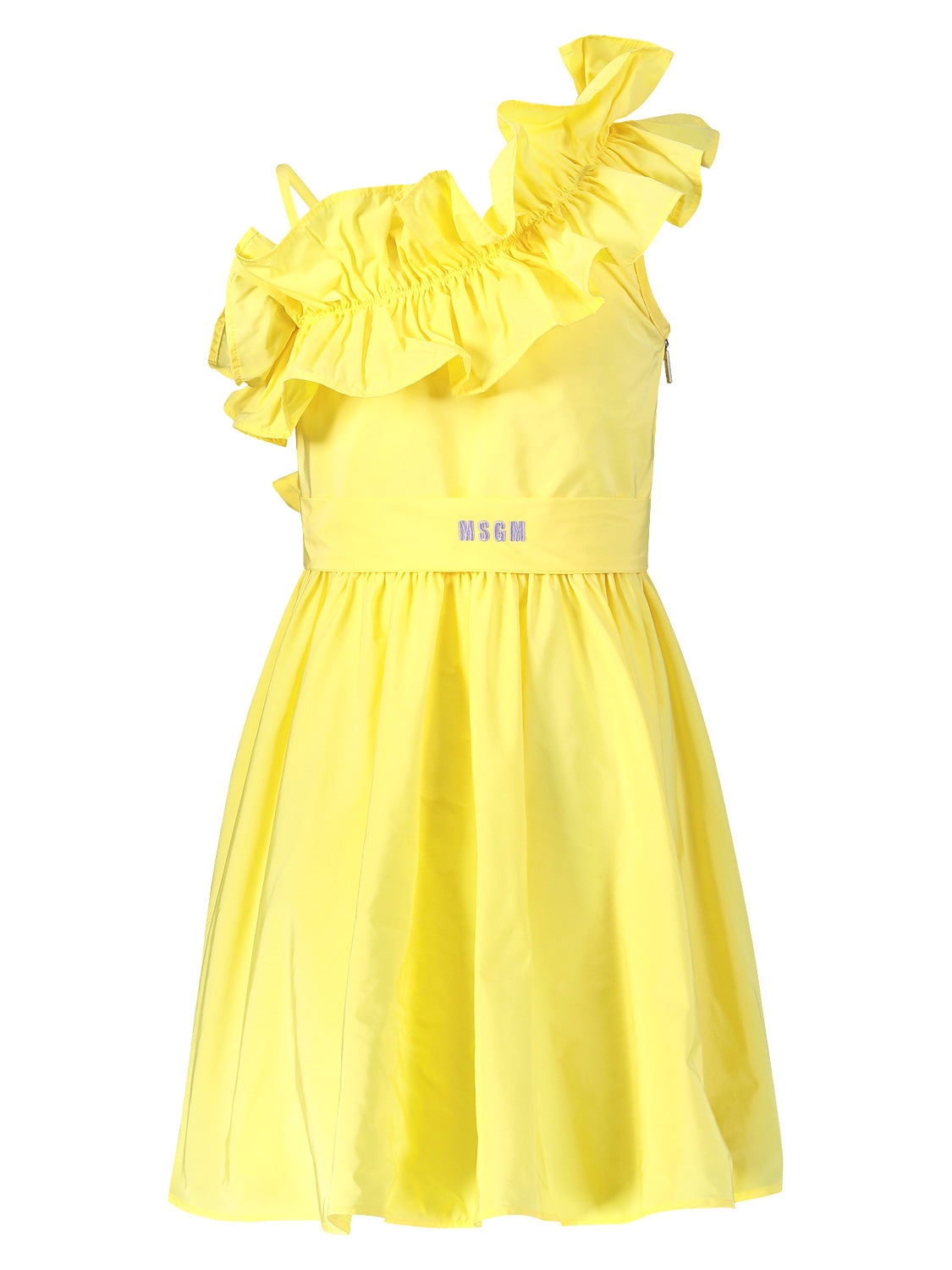 MSGM Kids dress Yellow in Yellow 6704346967-4.jpg | NICKIS.com