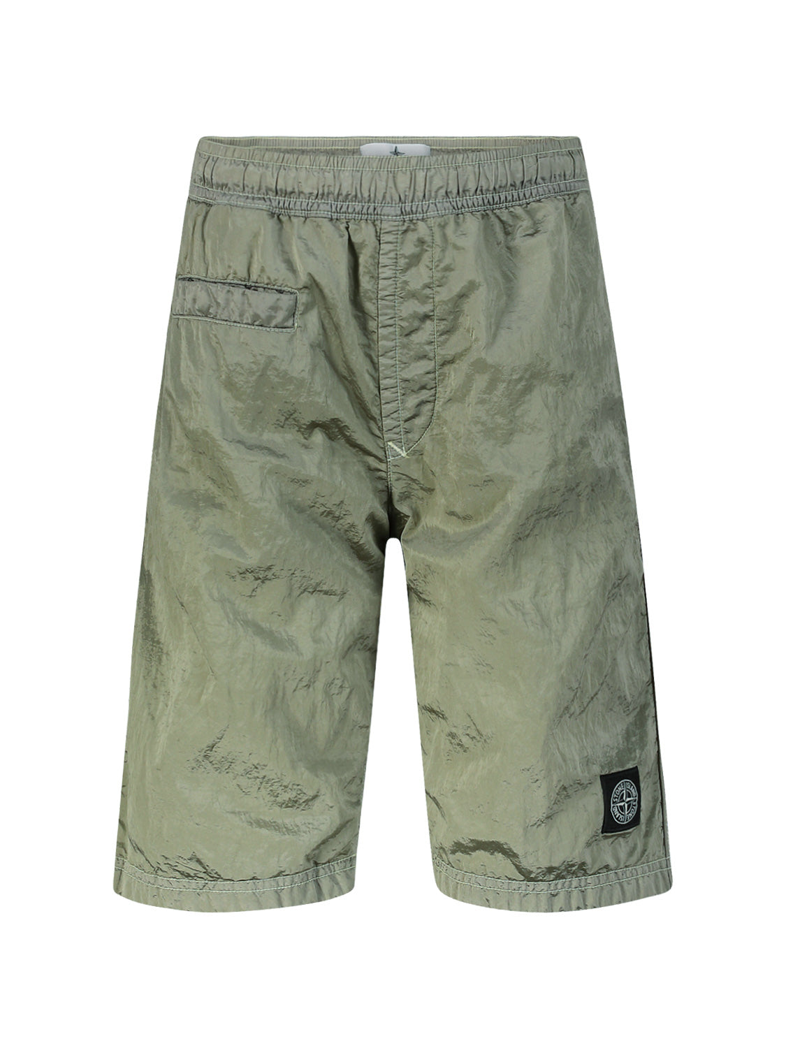 STONE ISLAND JUNIOR Kids Shorts Khaki in Khaki 6704367615-1.jpg | NICKIS.com