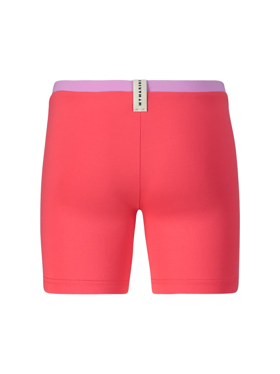 MYMARINI Kids Swimming trunks Biker Shorts Mini Uv 50+ Coral in Coral 6704430716-4.jpg | NICKIS.com