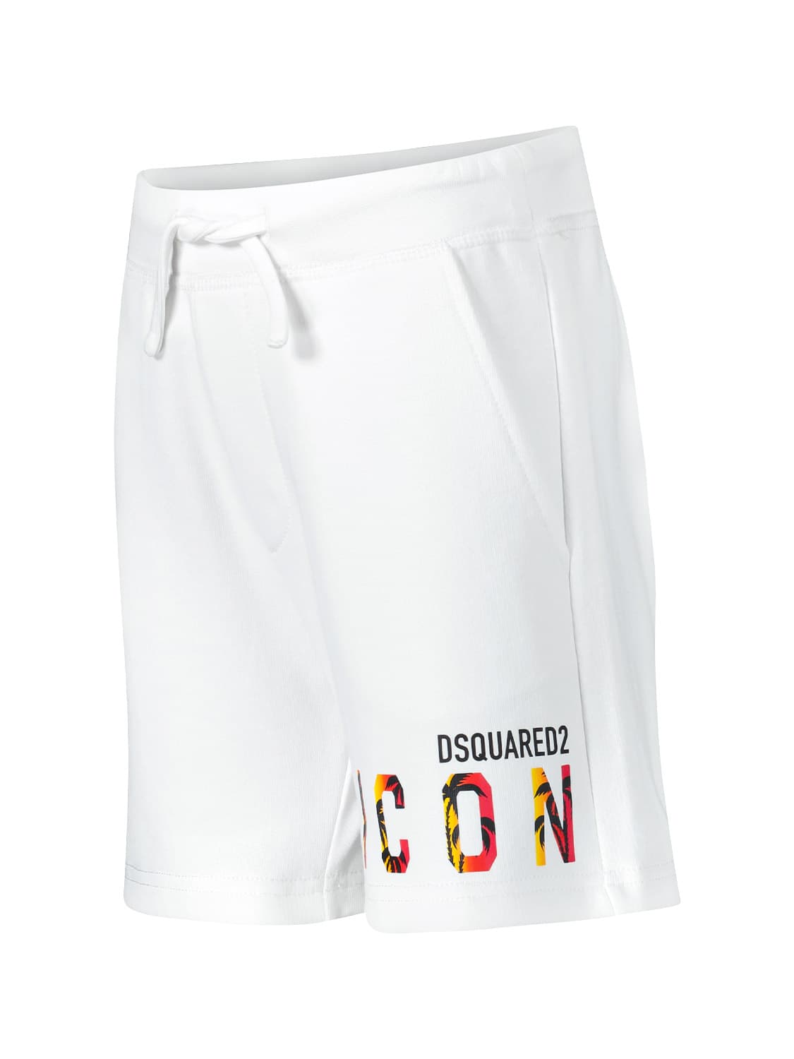 DSQUARED2 Kids Shorts White in White 6704608083-4.jpg | NICKIS.com