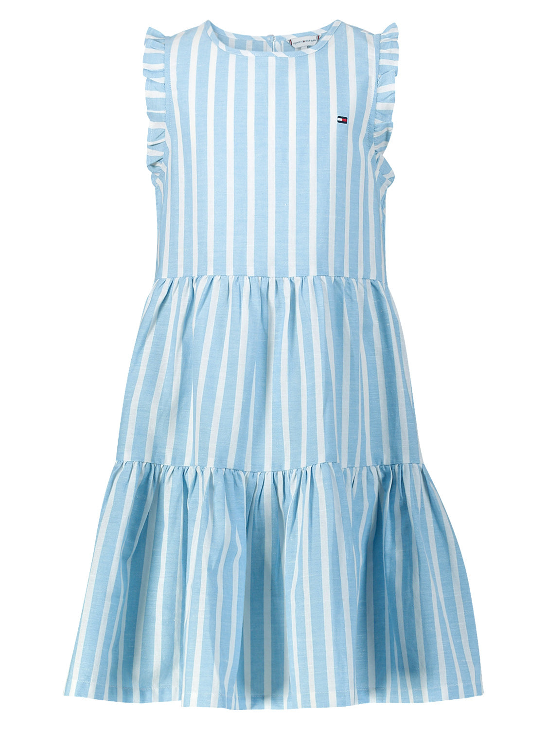 Tommy Hilfiger Kids dress Striped Hemp Ruffle  in  6704669519-1.jpg | NICKIS.com