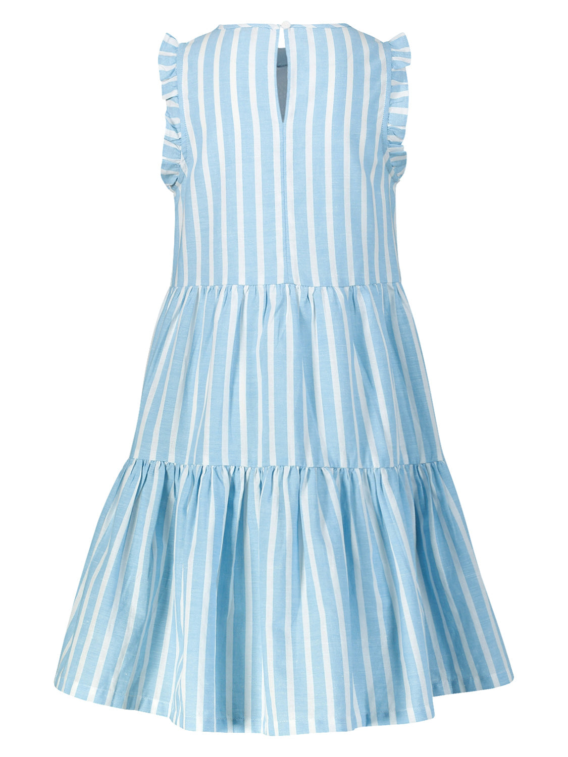 Tommy Hilfiger Kids dress Striped Hemp Ruffle  in  6704669519-4.jpg | NICKIS.com