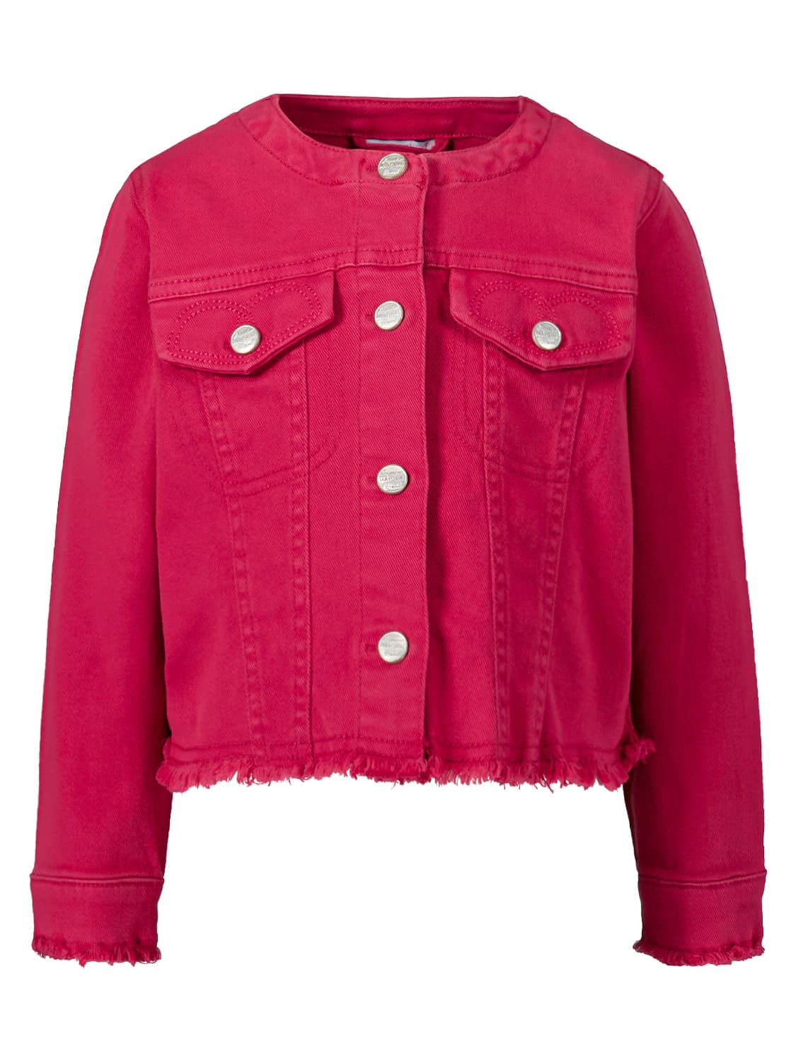 Mayoral Kids jacket Red in Red 6704733010-1.jpg | NICKIS.com