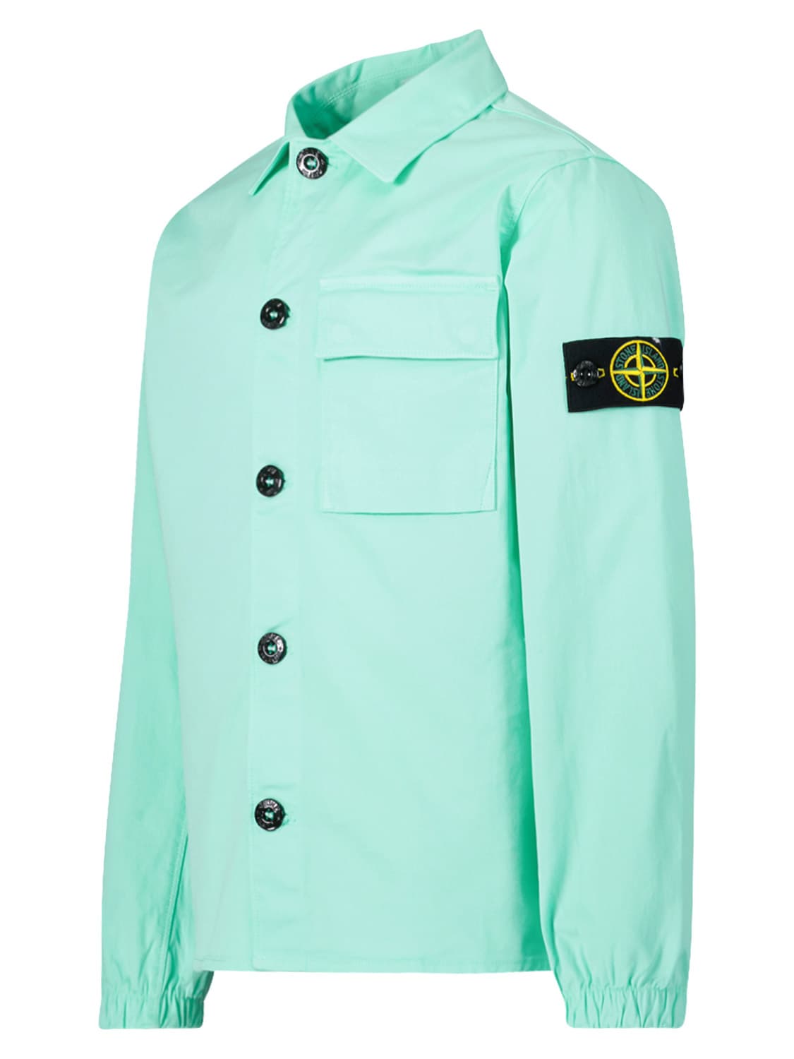 STONE ISLAND JUNIOR Kids jacket Turquoise in Turquoise 6704908463-4.jpg | NICKIS.com