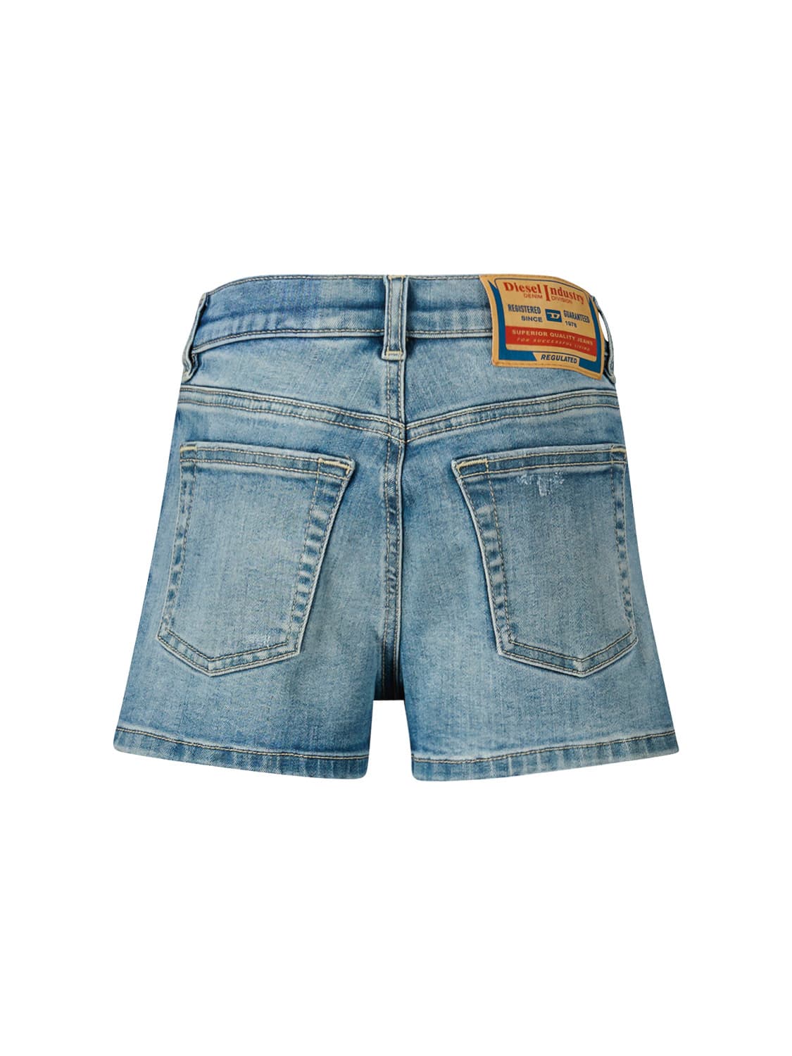 Diesel Kids Shorts Blue in Blue 6704931175-4.jpg | NICKIS.com