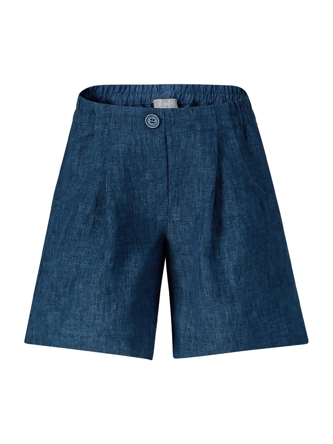 Il Gufo Kids Shorts Blue in Blue 6705093063-1.jpg | NICKIS.com