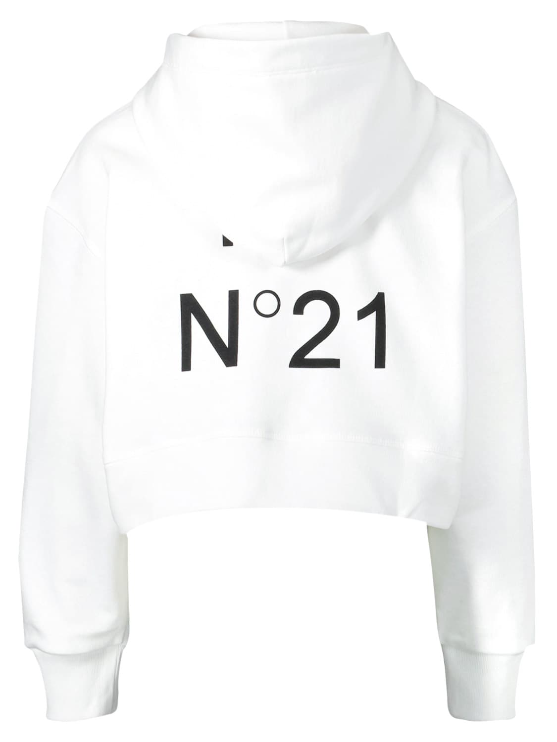 N°21 Kids Sweat Jacket White in White 6705177858-4.jpg | NICKIS.com