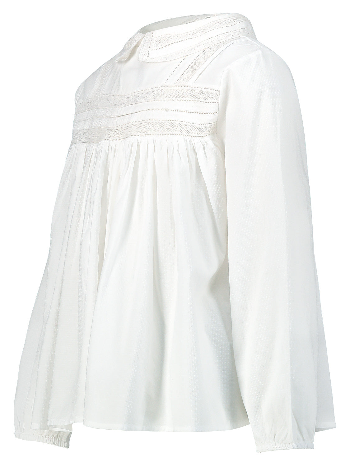 Bonpoint Kids blouse Tate White in White 6705270289-4.jpg | NICKIS.com