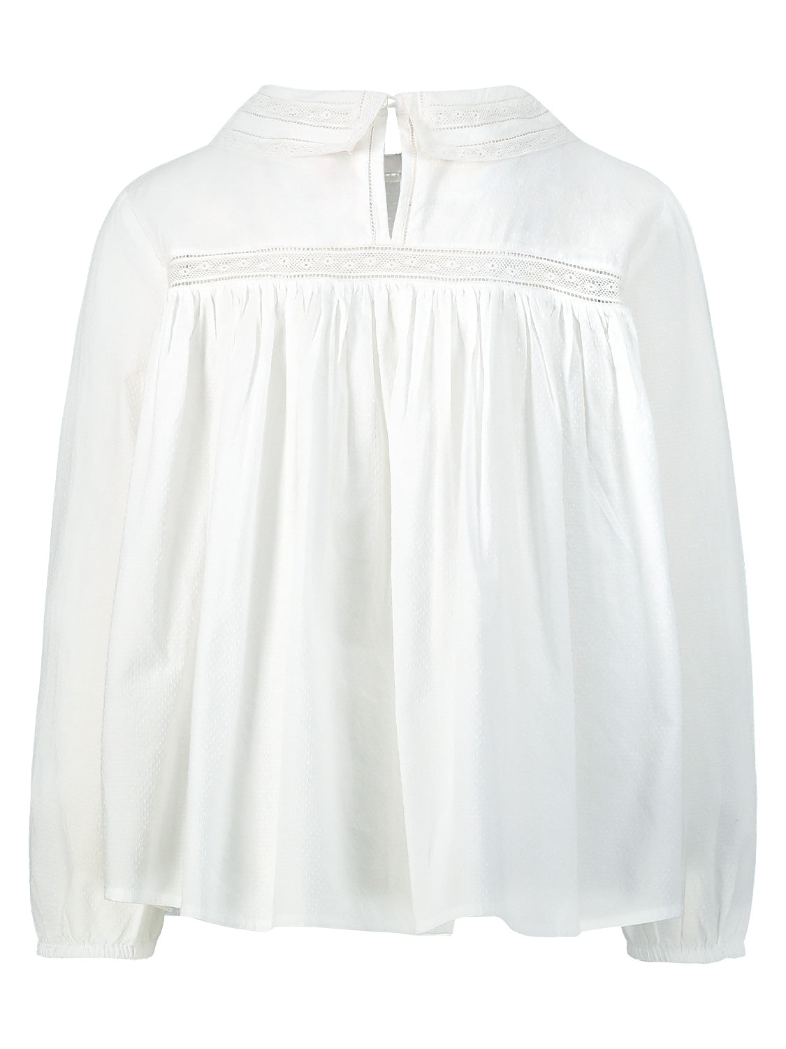 Bonpoint Kids blouse Tate White in White 6705270289-5.jpg | NICKIS.com