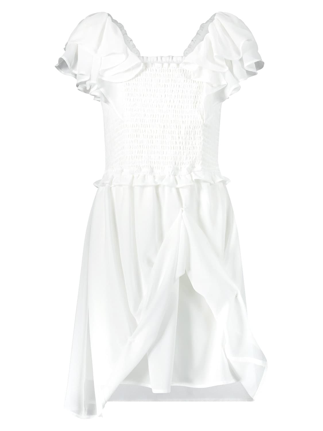 DESIGNERS, REMIX GIRLS Kids dress Sanremo White in White 6705315726-5.jpg | NICKIS.com