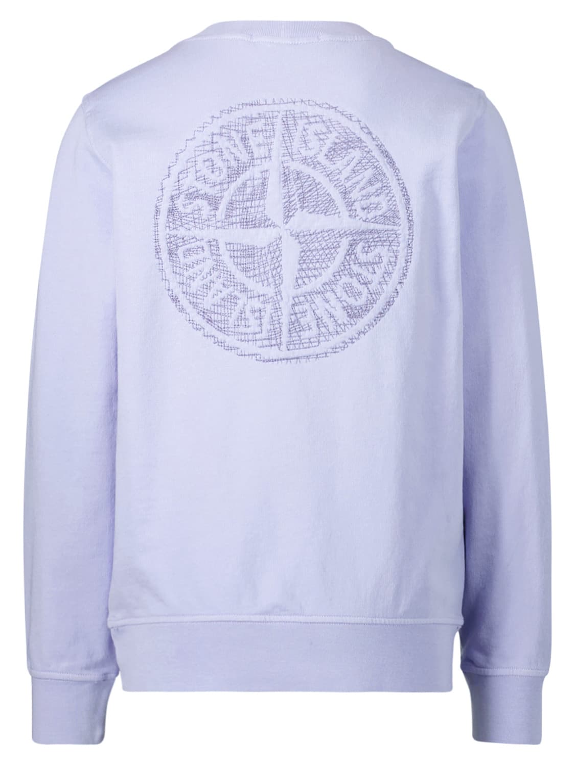 STONE ISLAND JUNIOR Kids Sweatshirt Lilac in Lilac 6705379249-4.jpg | NICKIS.com