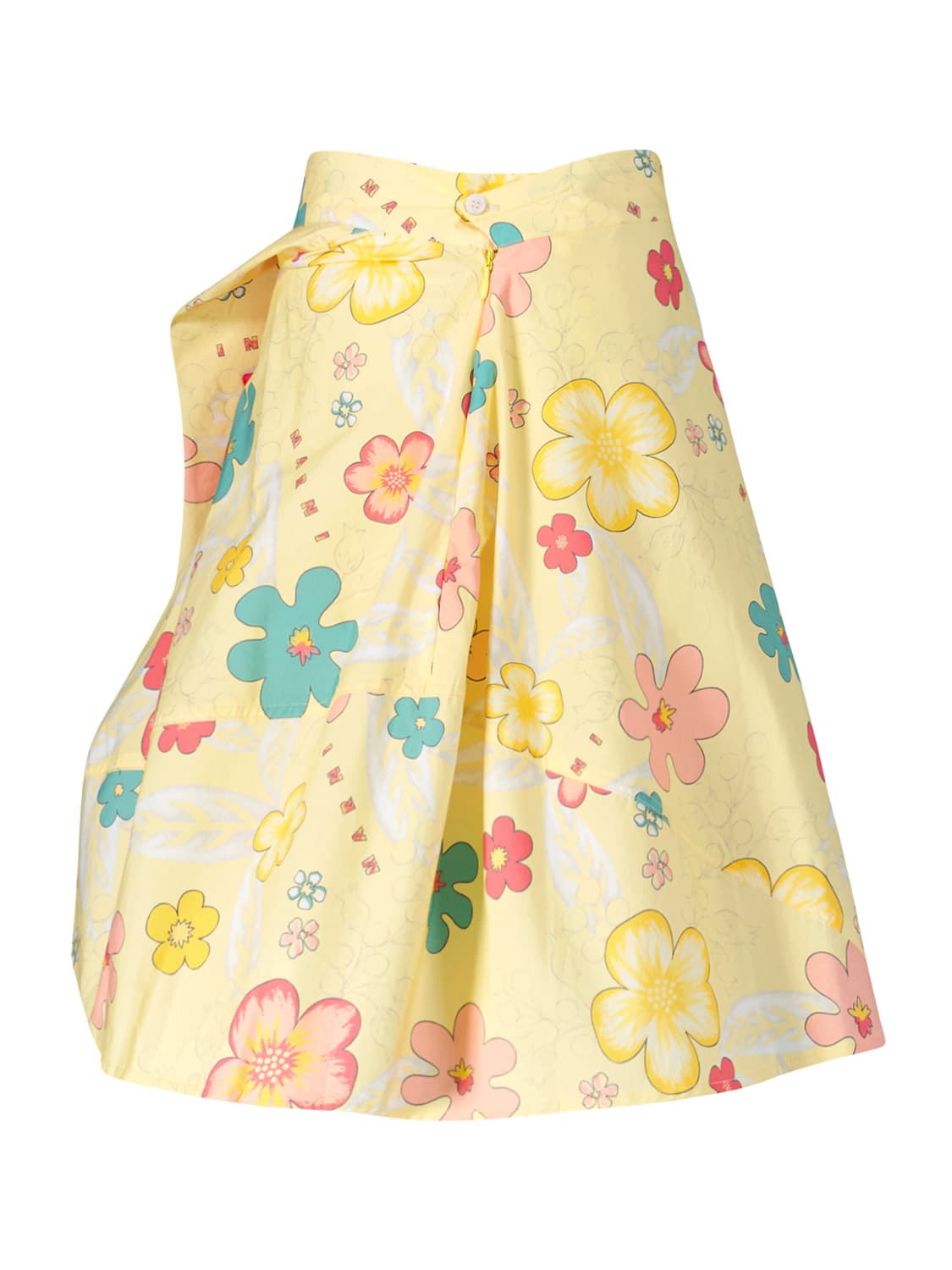 Marni Kids skirt Yellow in Yellow 6705416317-4.jpg | NICKIS.com