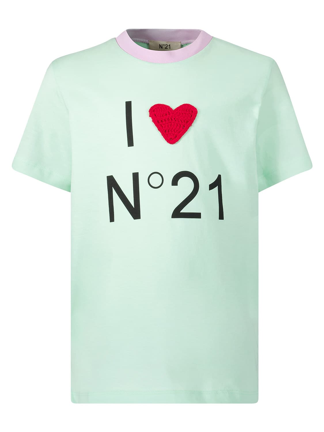 N°21 Kids t-shirt Mint Green in Mint Green 6705567877-1.jpg | NICKIS.com