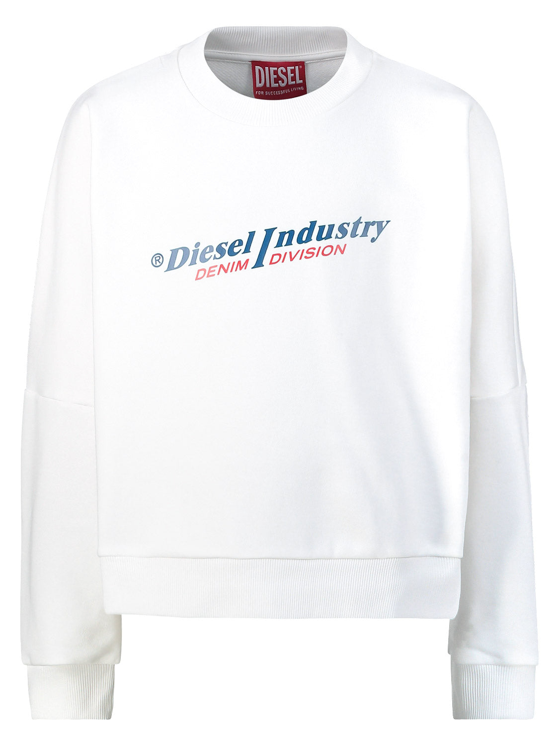 Diesel Kids Sweatshirt White in White 6705603623-1.jpg | NICKIS.com