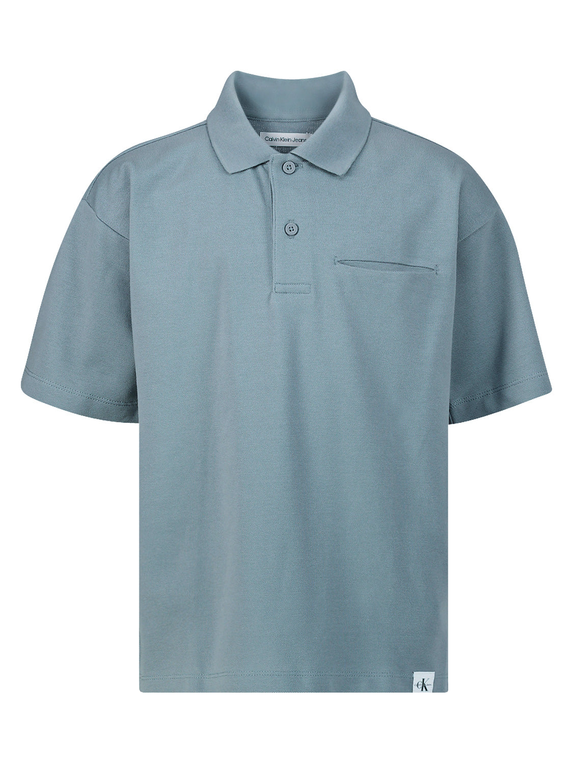 Calvin Klein Kids Polo Shirt Grey in Grey 6705620897-1.jpg | NICKIS.com