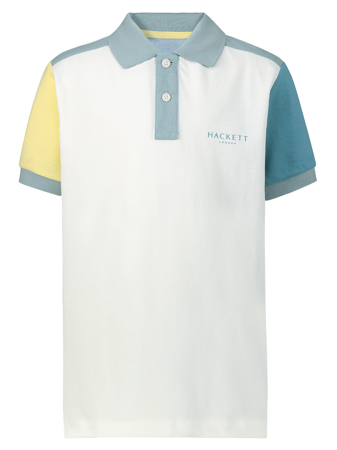 Hackett London Kids Polo Shirt White in White 6705625612-1.jpg | NICKIS.com