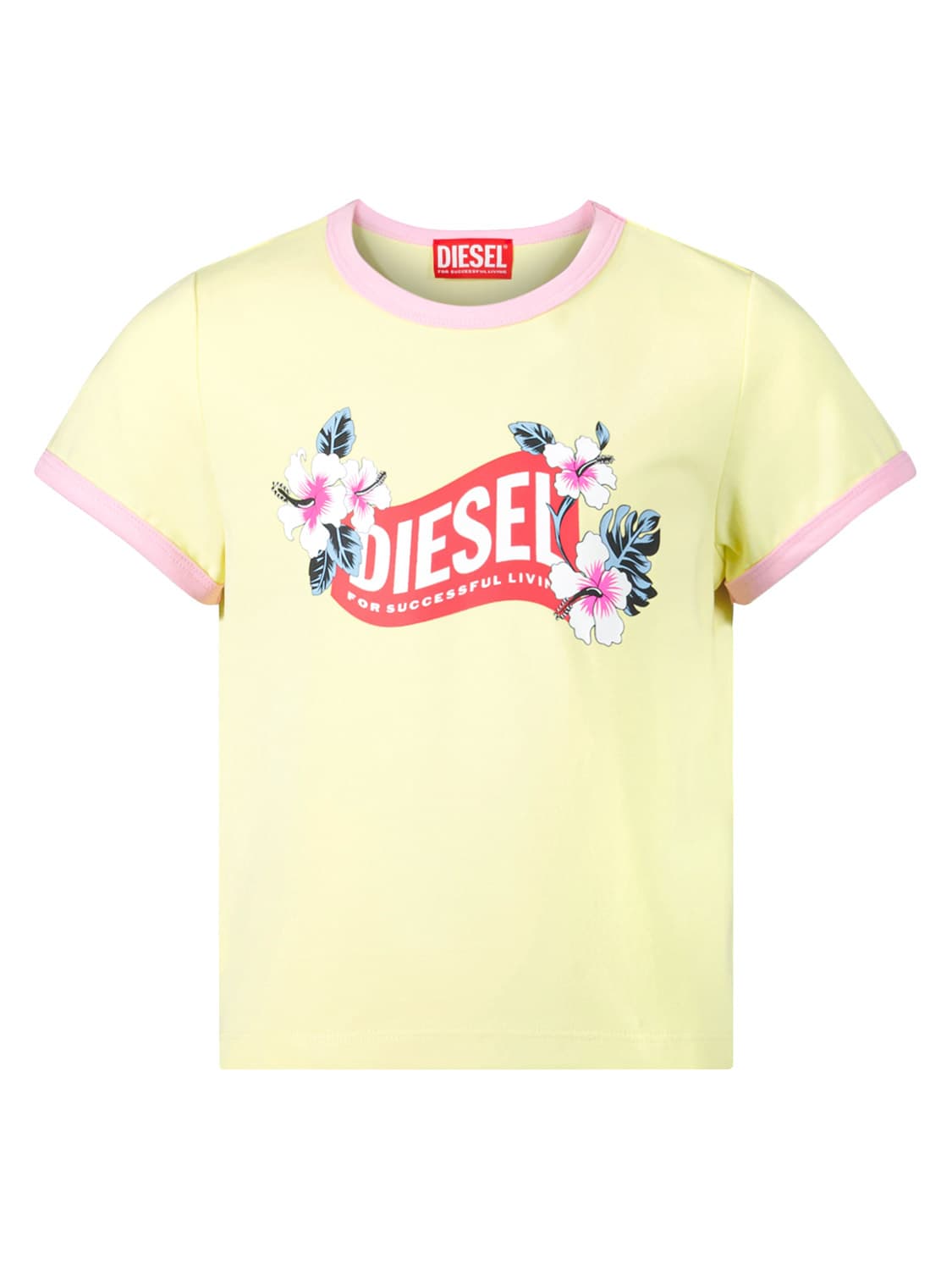 Diesel Kids t-shirt Yellow in Yellow 6705759938-1.jpg | NICKIS.com