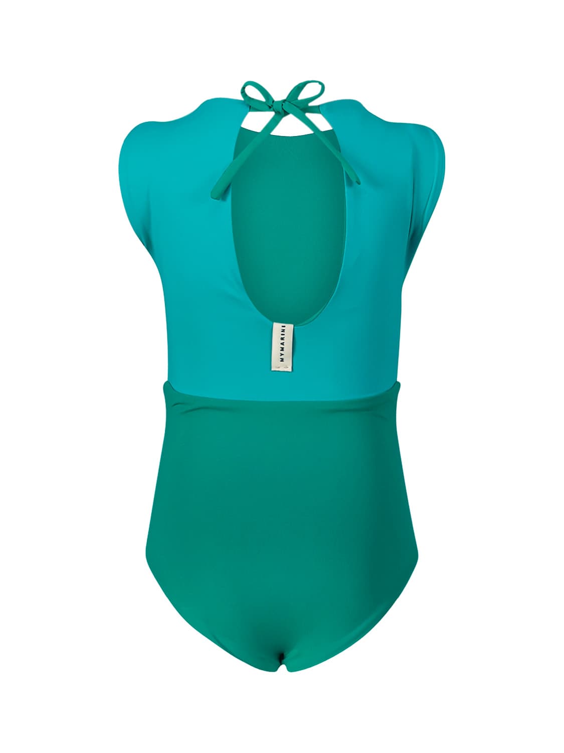 MYMARINI Kids swimsuit Outfit Mini Uv 50+ Turquoise in Turquoise 6705841975-4.jpg | NICKIS.com