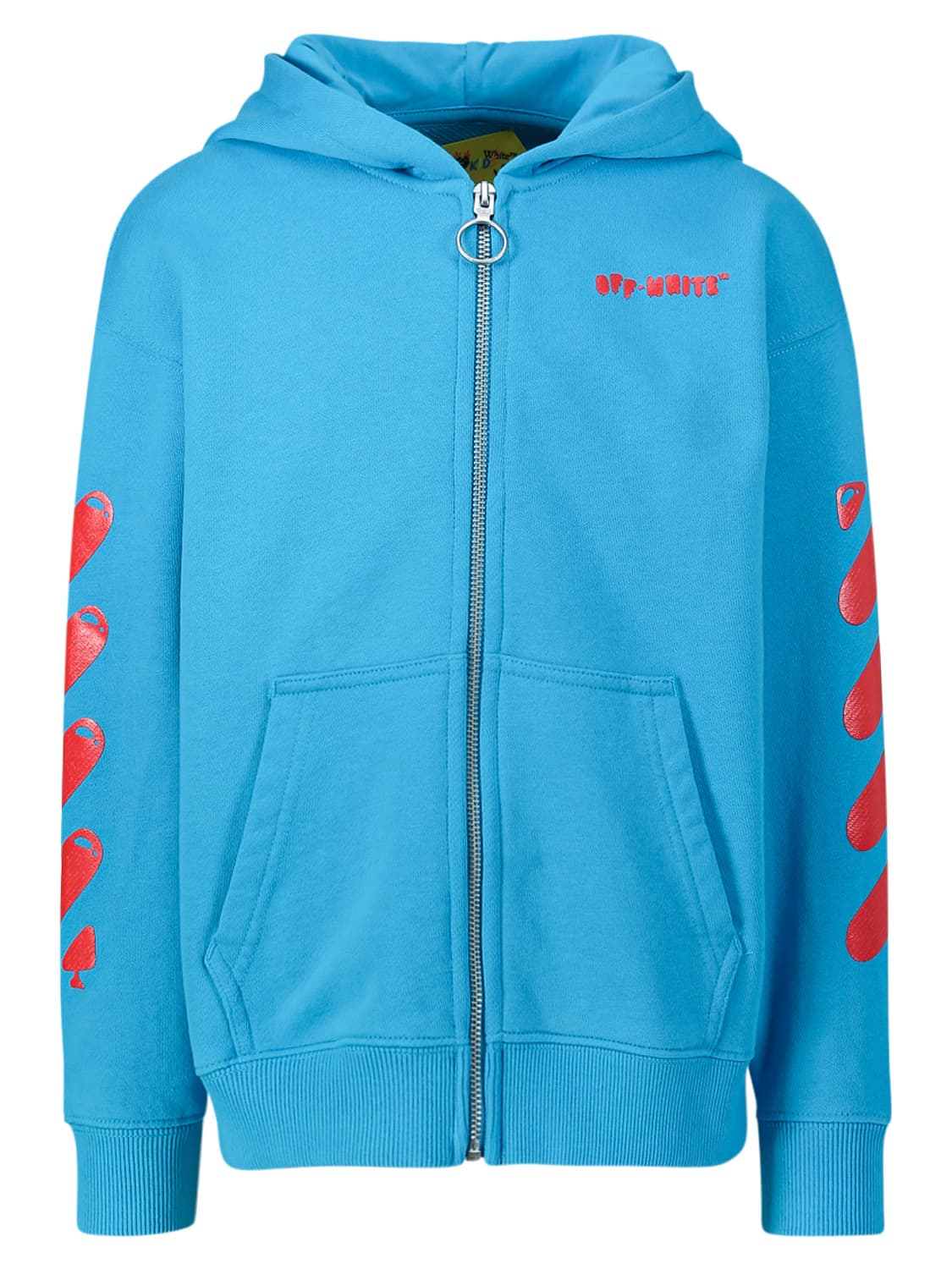 Off-White Kids Kids Sweat Jacket Blue in Blue 6705915876-1.jpg | NICKIS.com