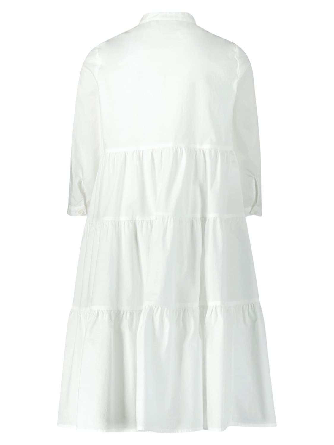 Aspesi Kids dress White in White 6705922963-4.jpg | NICKIS.com