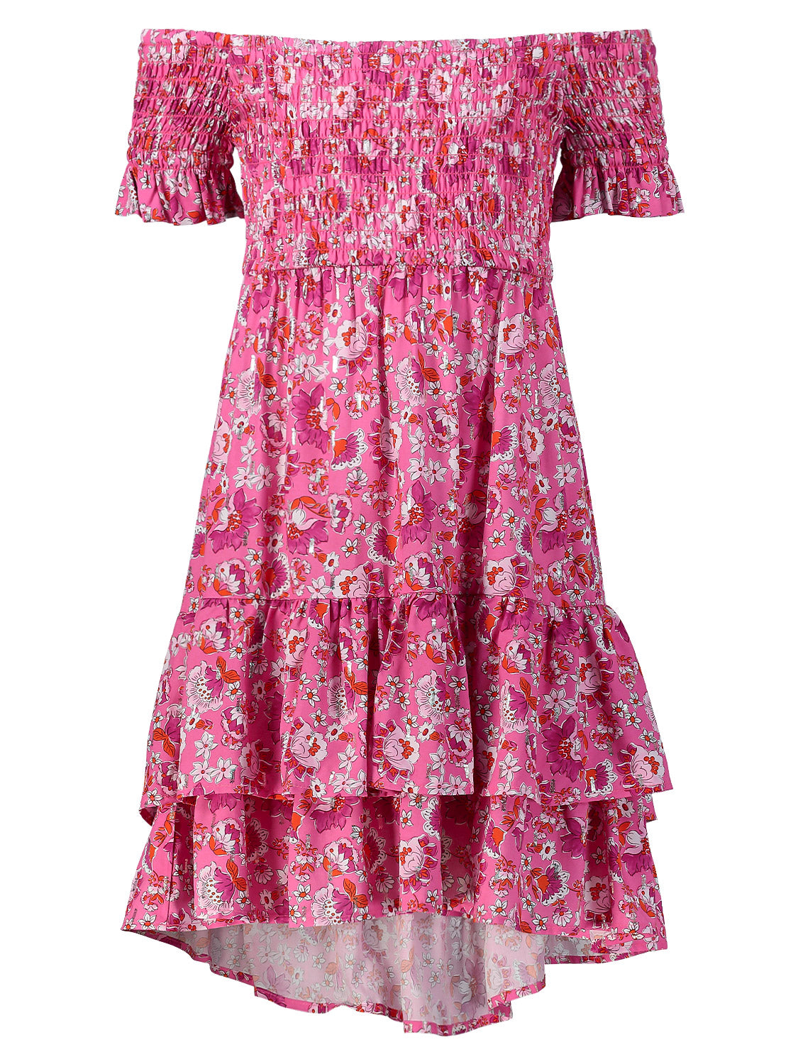 Mayoral Kids dress Fuchsia in Fuchsia 6706022546-1.jpg | NICKIS.com