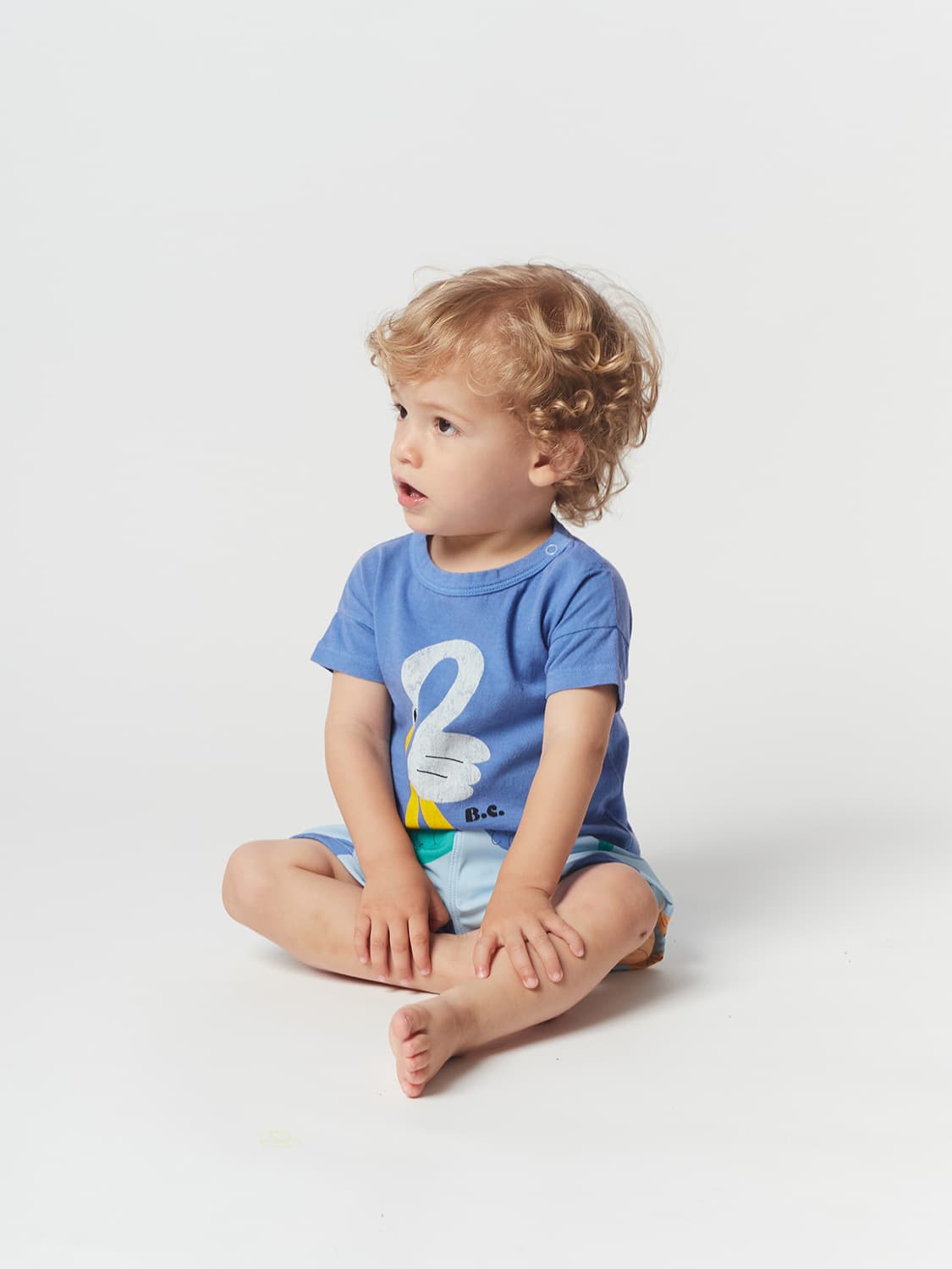 Bobo Choses Kids t-shirt Pelican Blue in Blue 6706079351-2.jpg | NICKIS.com