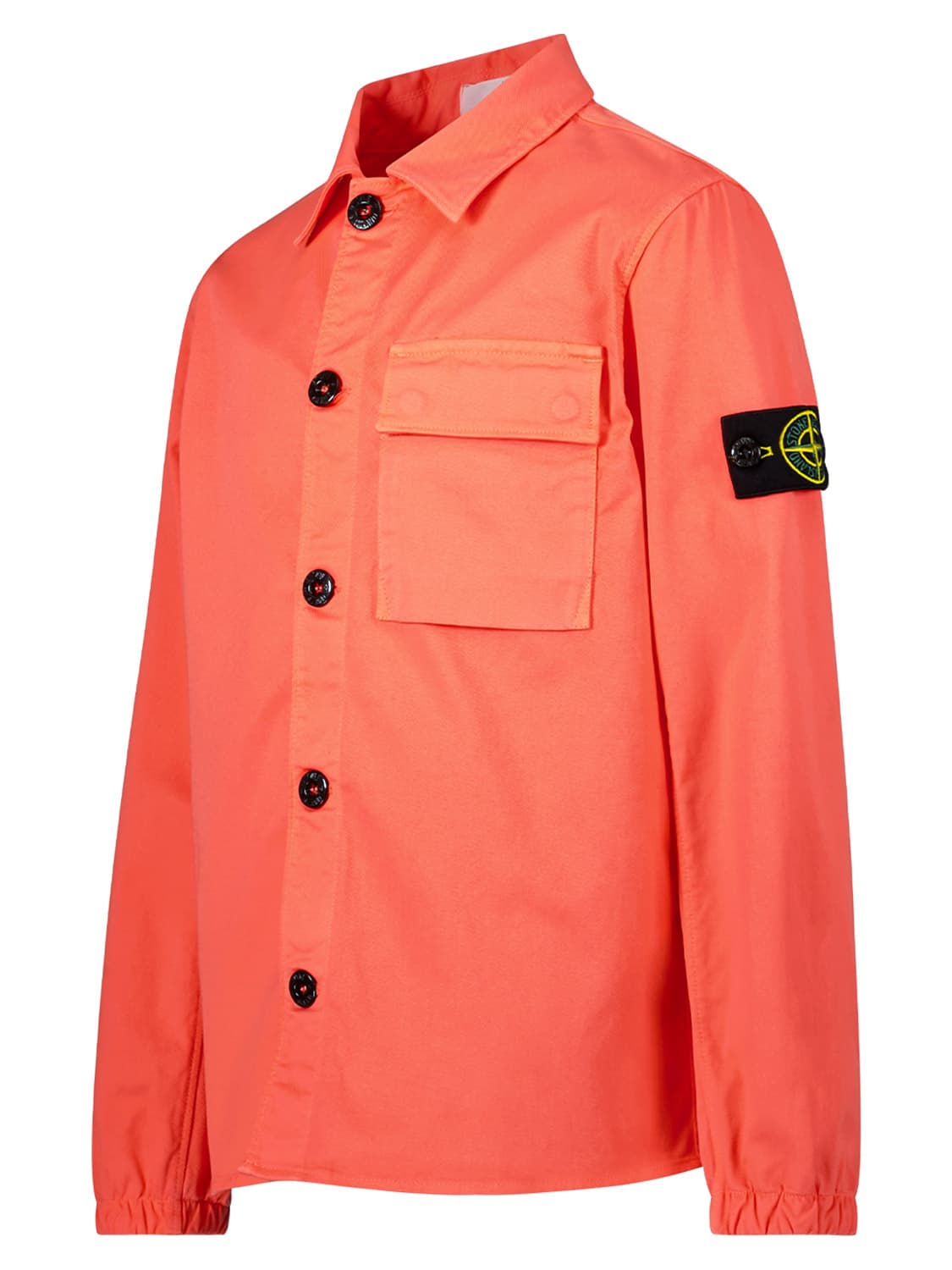 STONE ISLAND JUNIOR Kids jacket Neon in Neon 6706170749-4.jpg | NICKIS.com