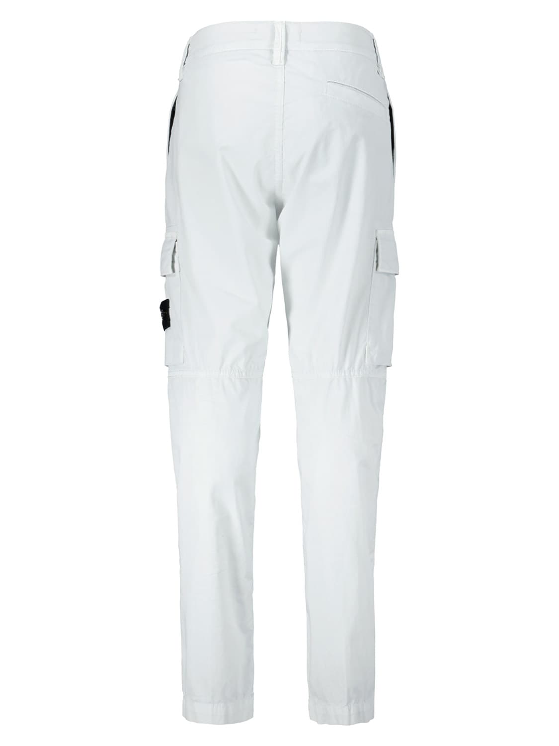 STONE ISLAND JUNIOR Kids pants White in White 6706214284-5.jpg | NICKIS.com