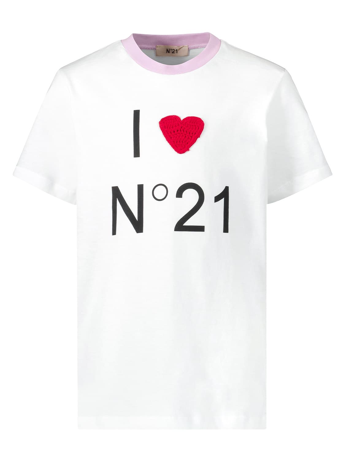 N°21 Kids t-shirt White in White 6706310167-1.jpg | NICKIS.com