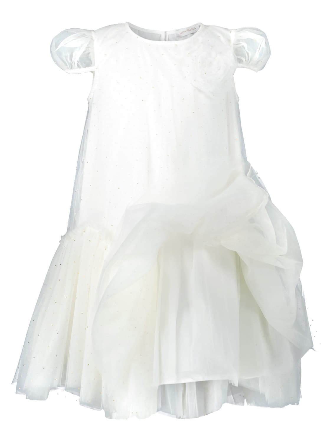 Monnalisa Kids dress Gold in Gold 6706381375-4.jpg | NICKIS.com