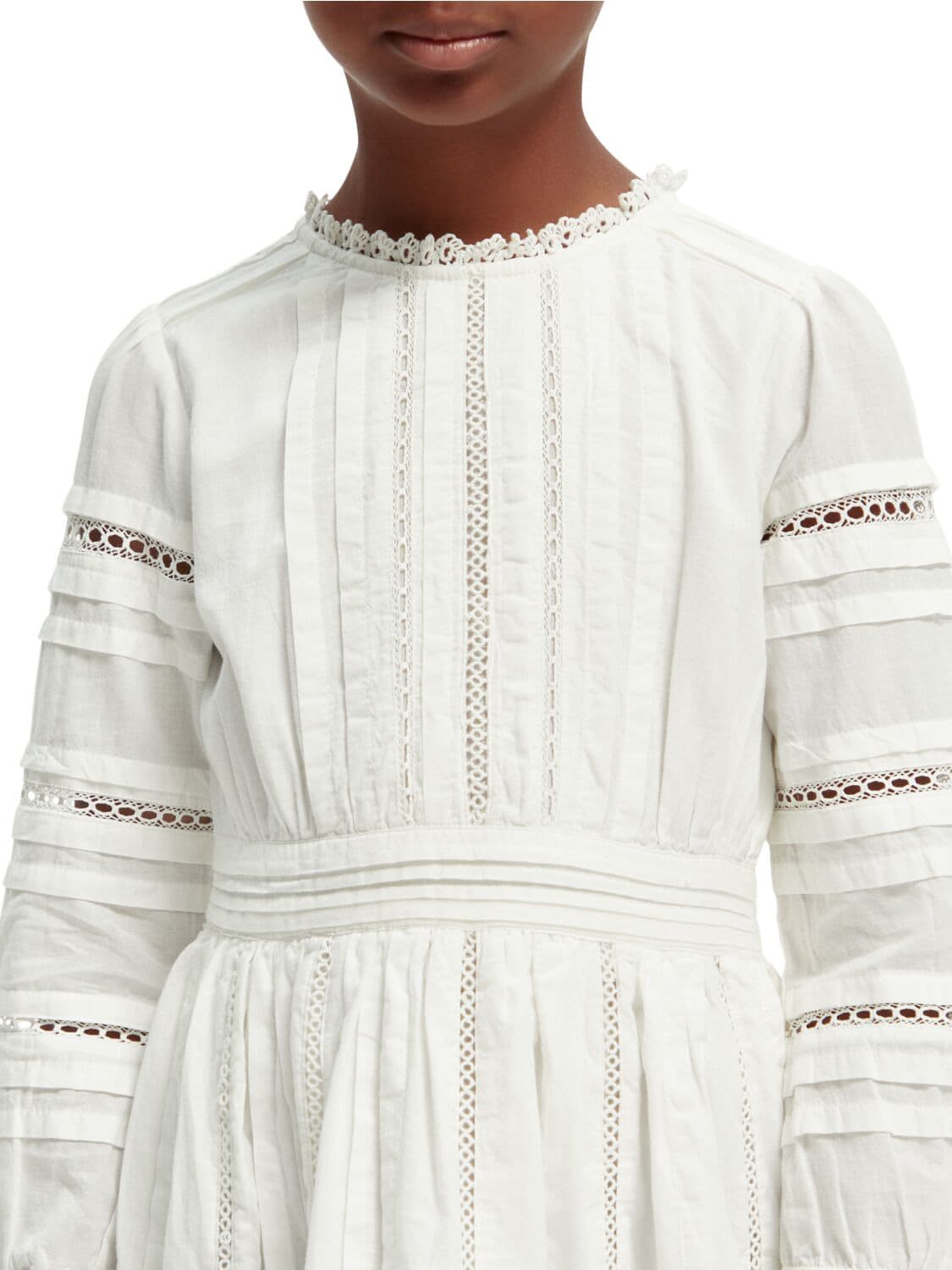 Scotch & Soda Kids dress White in White 6706439508-8.jpg | NICKIS.com