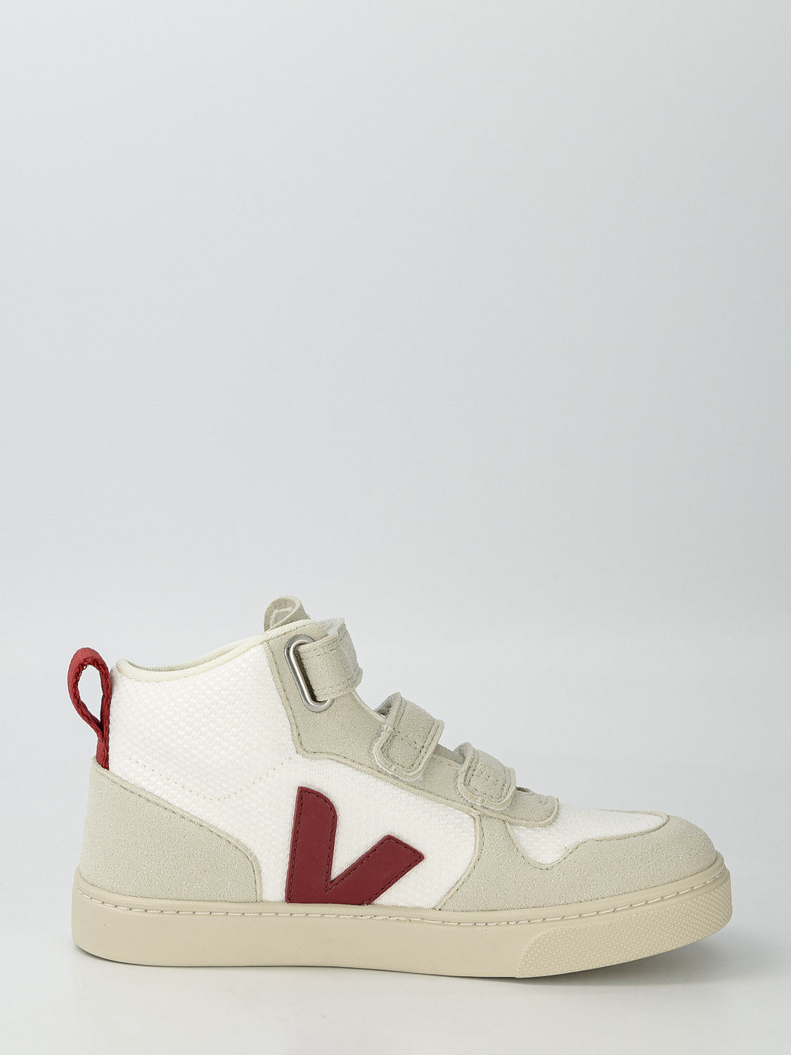 Veja Kids sneakers Small V-10 Mid White in White 6706496840-2.jpg | NICKIS.com