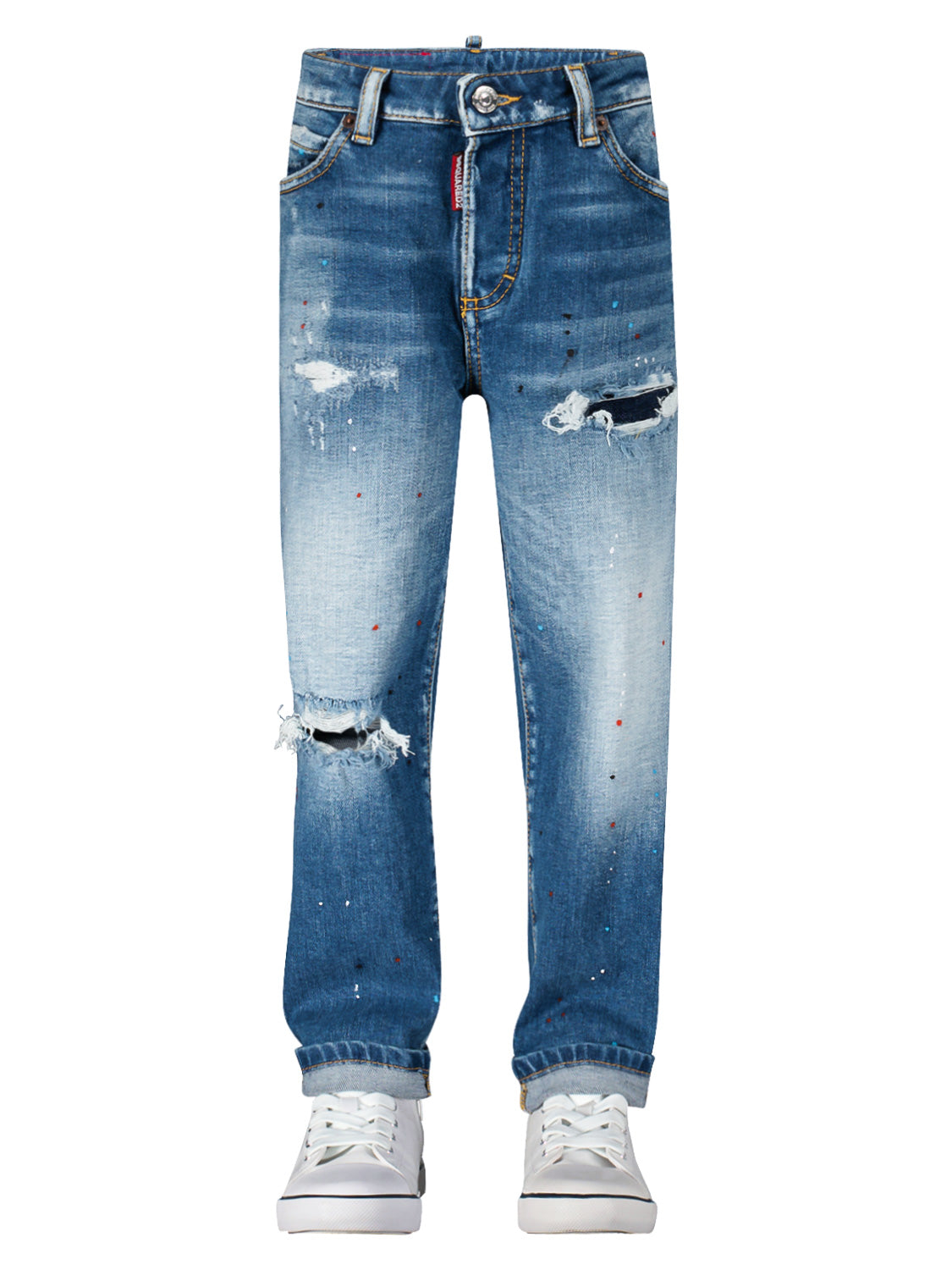 DSQUARED2 Kids jeans Boston Jean Blue in Blue 6706541282-2.jpg | NICKIS.com