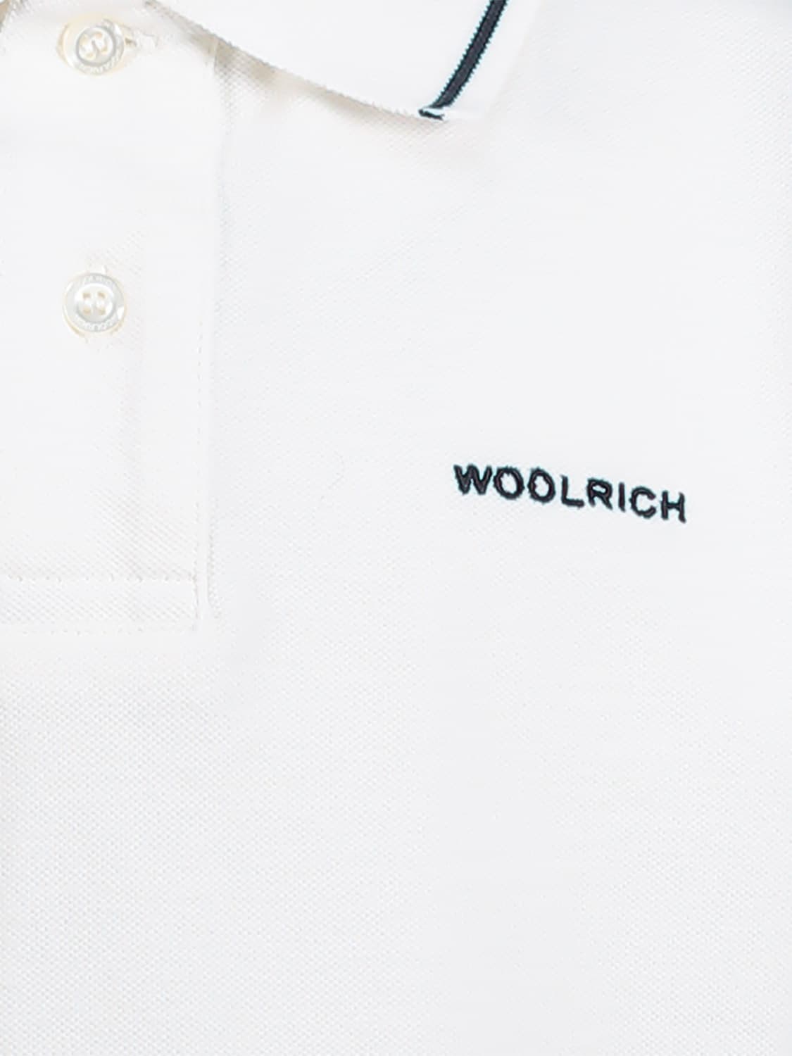 Woolrich Kids Polo Shirt White in White 6706561377-5.jpg | NICKIS.com