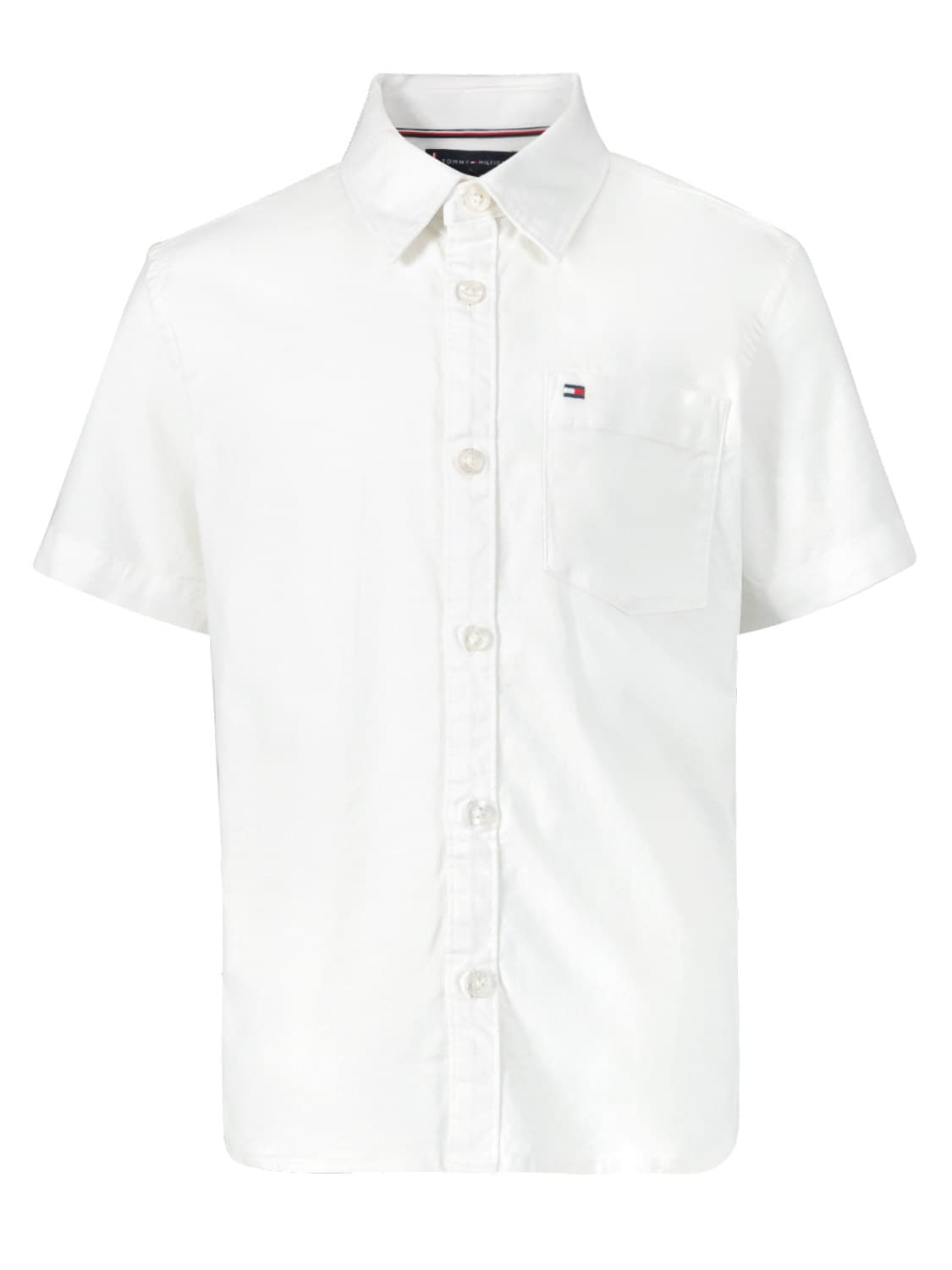 Tommy Hilfiger Kids shirt Stretch Oxford White in White 6706749616-1.jpg | NICKIS.com