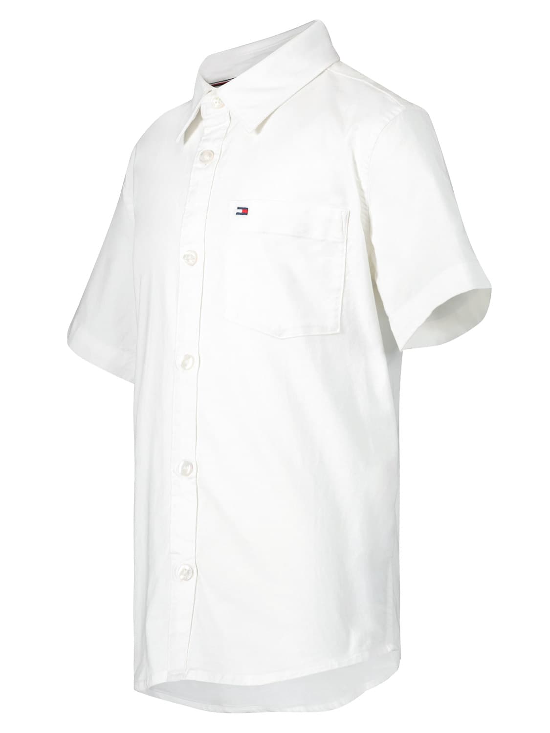 Tommy Hilfiger Kids shirt Stretch Oxford White in White 6706749616-4.jpg | NICKIS.com