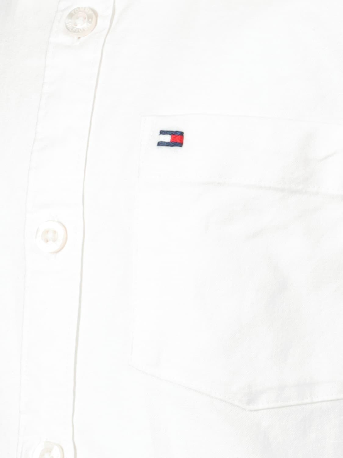 Tommy Hilfiger Kids shirt Stretch Oxford White in White 6706749616-6.jpg | NICKIS.com