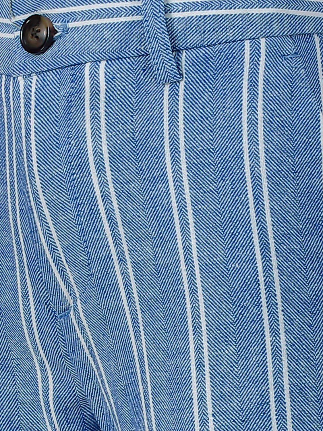 Scotch & Soda Kids pants Striped Relaxed Slim Blue in Blue 6706752518-6.jpg | NICKIS.com