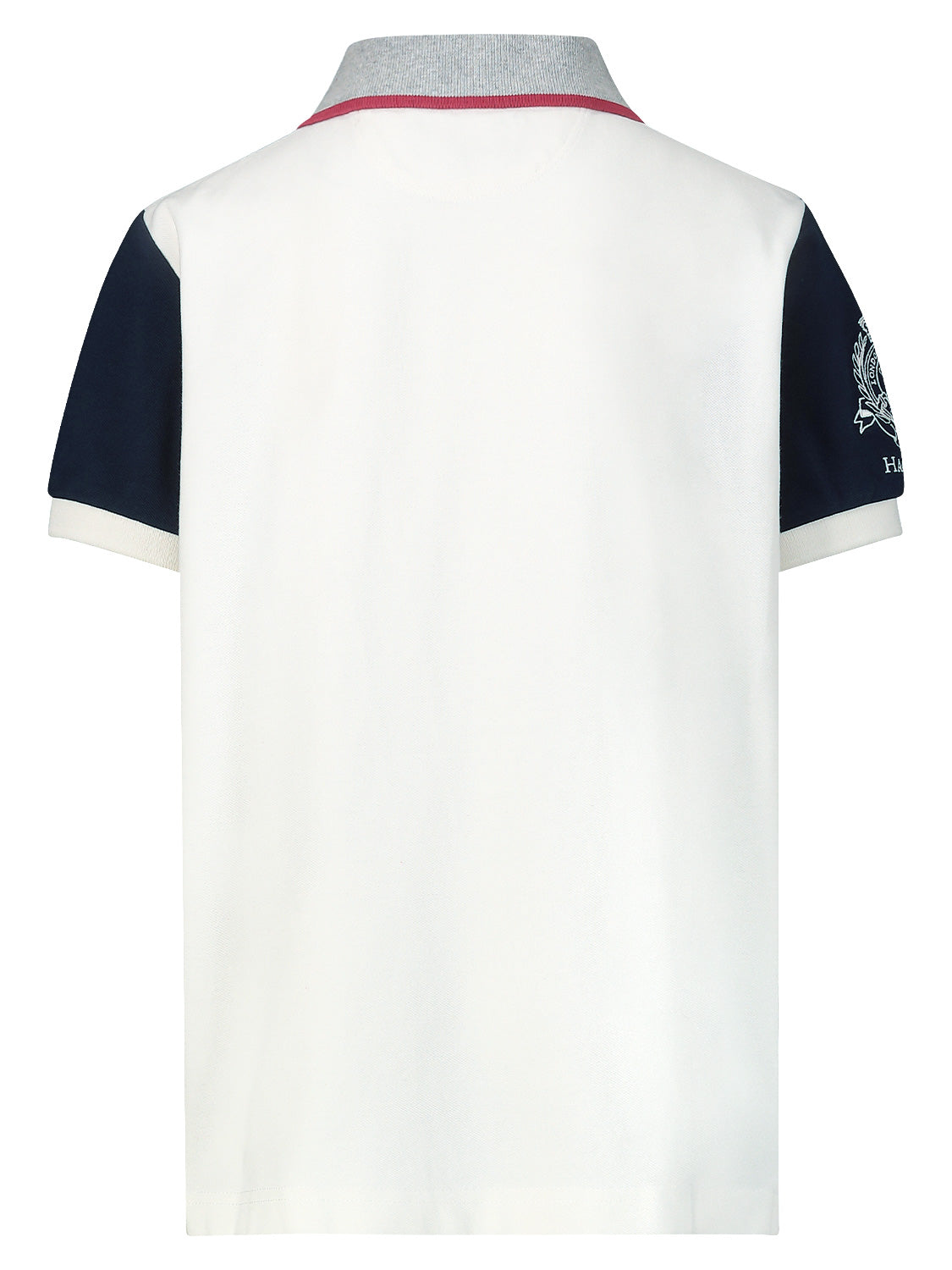 Hackett London Kids Polo Shirt White in White 6706789031-4.jpg | NICKIS.com