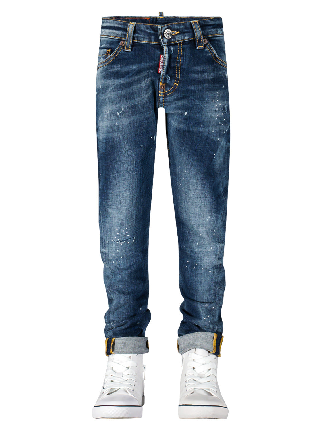 DSQUARED2 Kids jeans Twist Jean Blue in Blue 6706876373-2.jpg | NICKIS.com