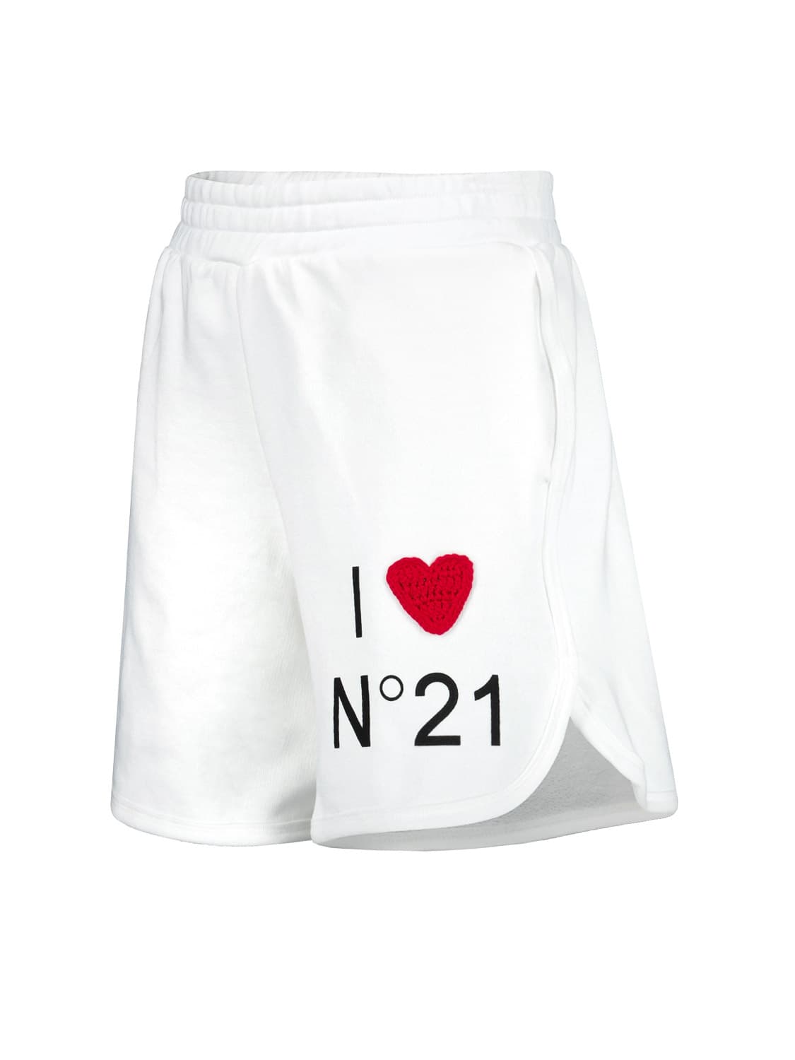 N°21 Kids Shorts White in White 6706876653-4.jpg | NICKIS.com