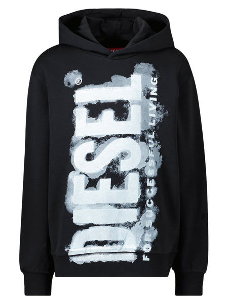 Black diesel sweatshirt sale