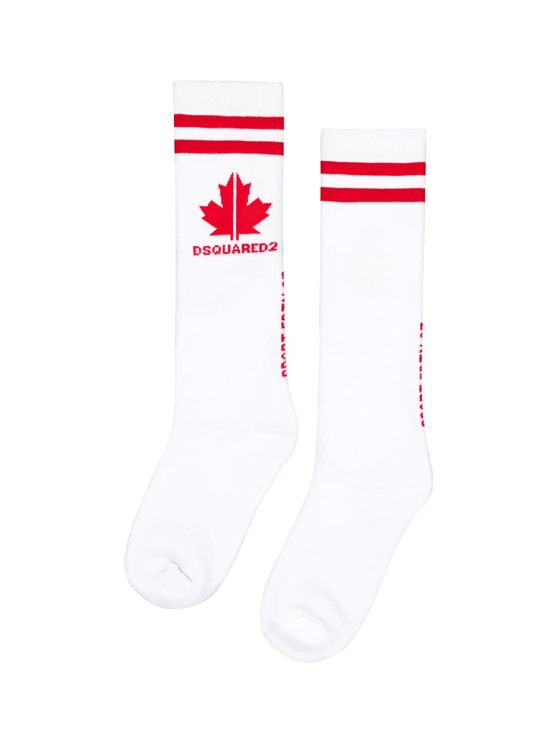 DSQUARED2 Kids socks White in White 6707023640-1.jpg | NICKIS.com