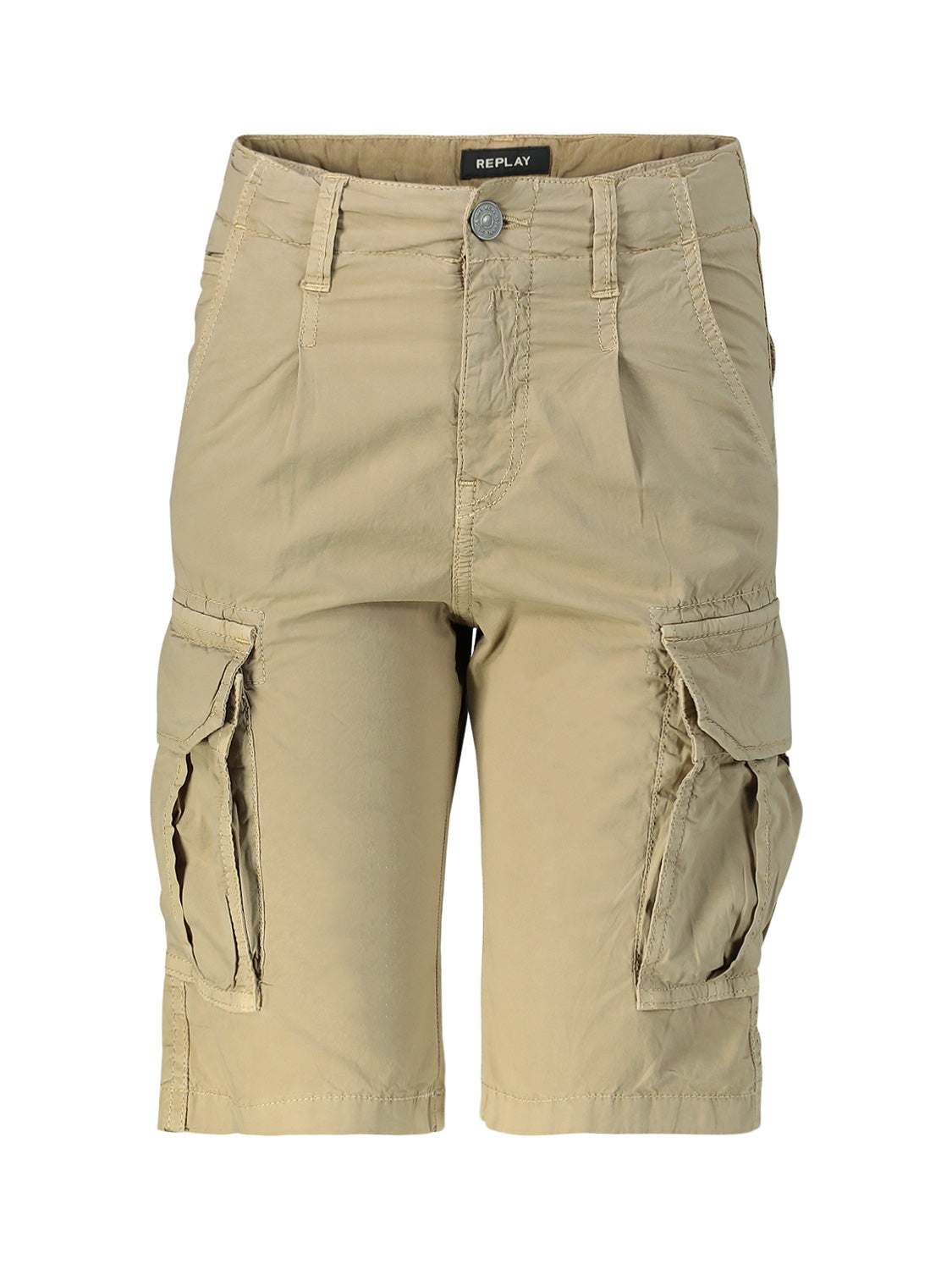 Replay & Sons Kids Shorts Khaki in Khaki 6707236453-1.jpg | NICKIS.com