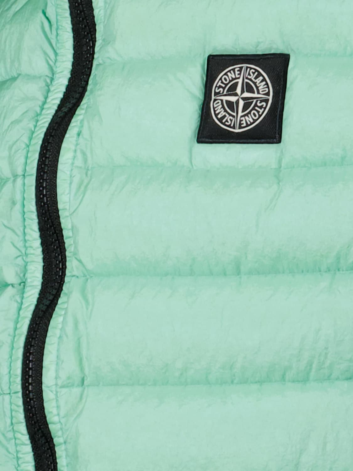 STONE ISLAND JUNIOR Kids vest Mint Green in Mint Green 6707372444-6.jpg | NICKIS.com