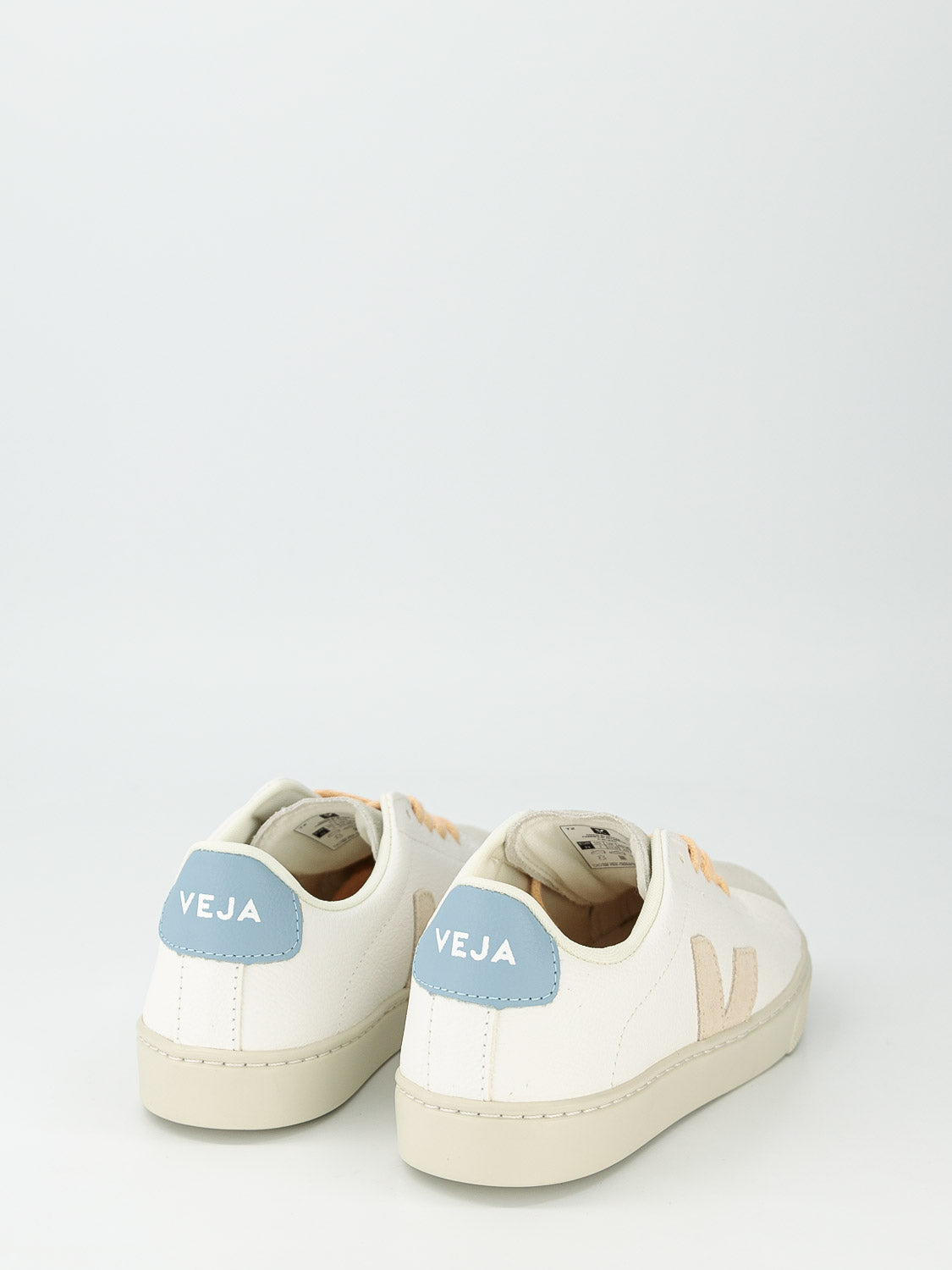 Veja Kids sneakers Small Esplar Laces White in White 6707510109-6.jpg | NICKIS.com