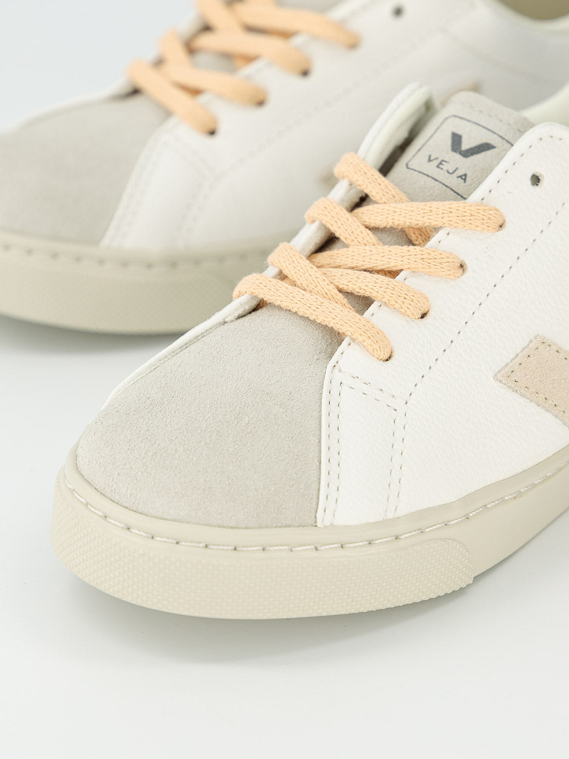 Veja Kids sneakers Small Esplar Laces White in White 6707510109-7.jpg | NICKIS.com