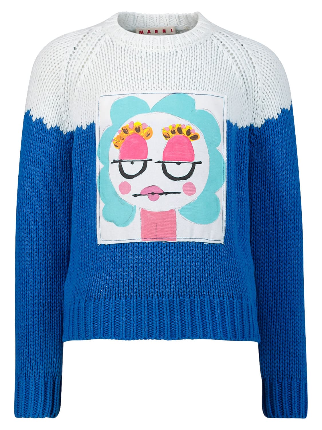 Marni Kids Sweatshirt Blue in Blue 6707568128-1.jpg | NICKIS.com