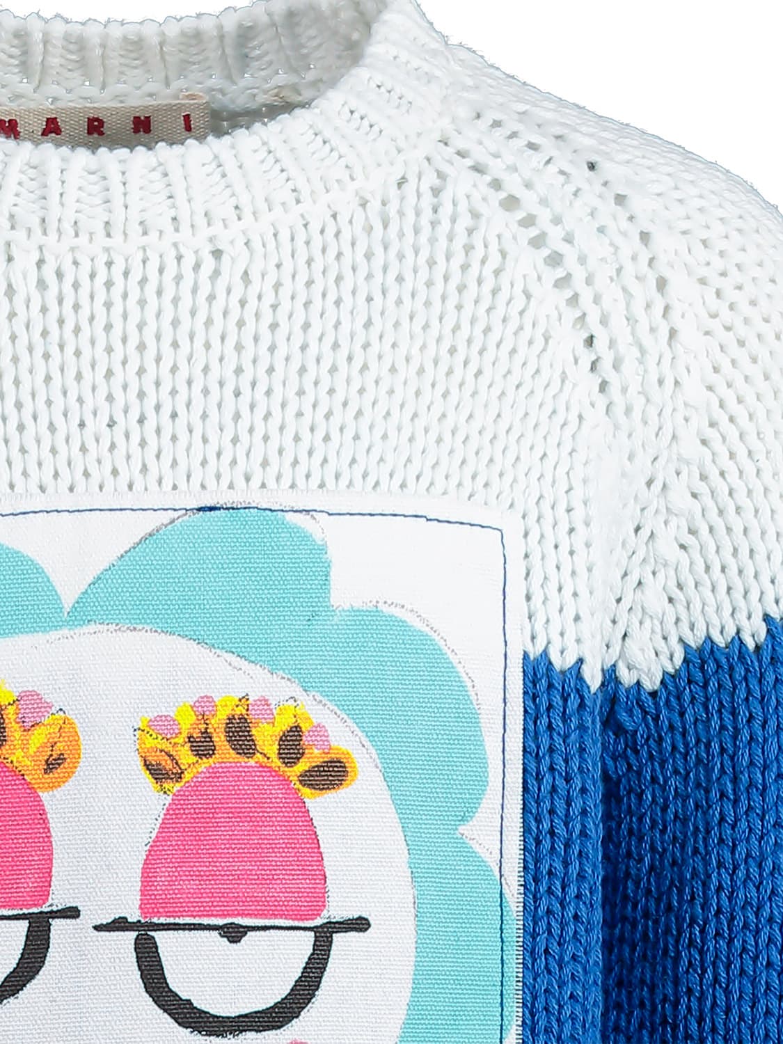 Marni Kids Sweatshirt Blue in Blue 6707568128-5.jpg | NICKIS.com